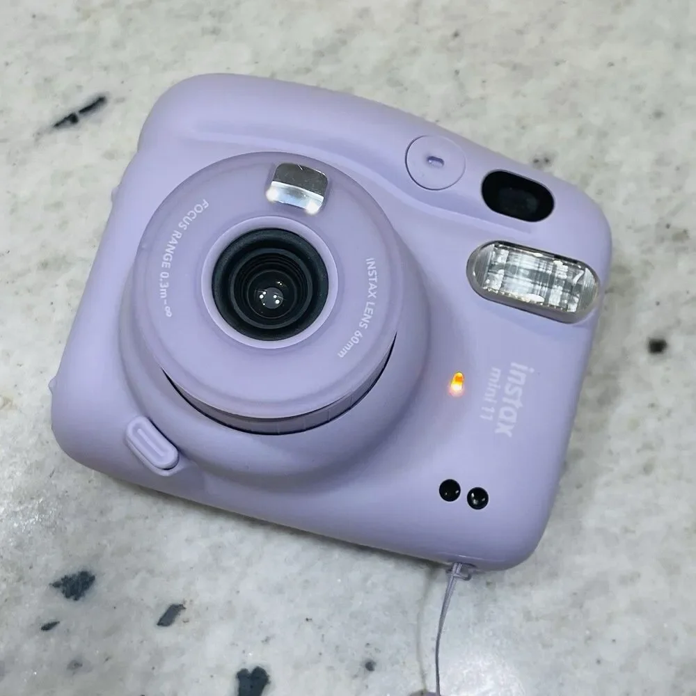 Fujifilm Instax Mini 11 Instant Camera Purple Lilac Lavender W/ Mermaid Film